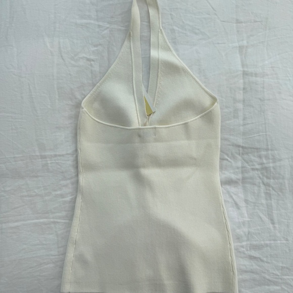 NWT - Aritzia Wilfred Button Knit Halter - Picture 4 of 4